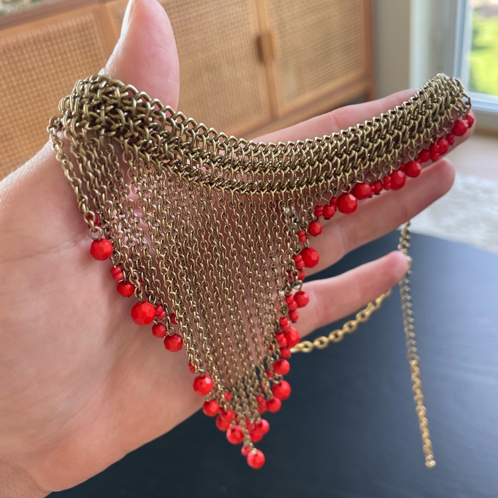 Chain statement necklace - Picture 3 of 3